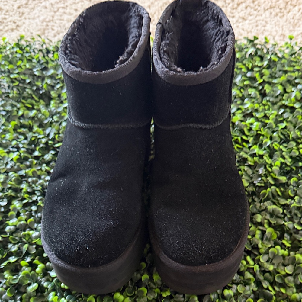 UGG platform ankle boots